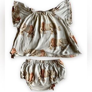 Milkbarn elephant in tutu shirt and bloomers